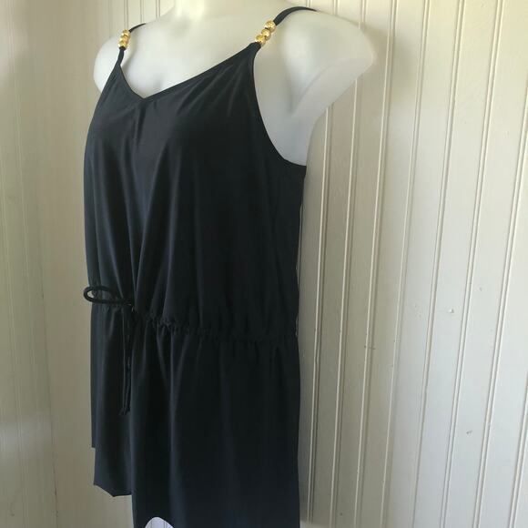 BEYOND CONTROL Retail $139 Black Citizen Blouson Romper Swimsuit Size 16 - Picture 4 of 8